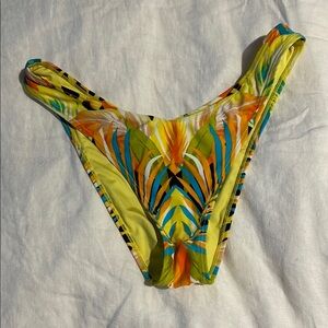 Tropical Print Bikini Bottom